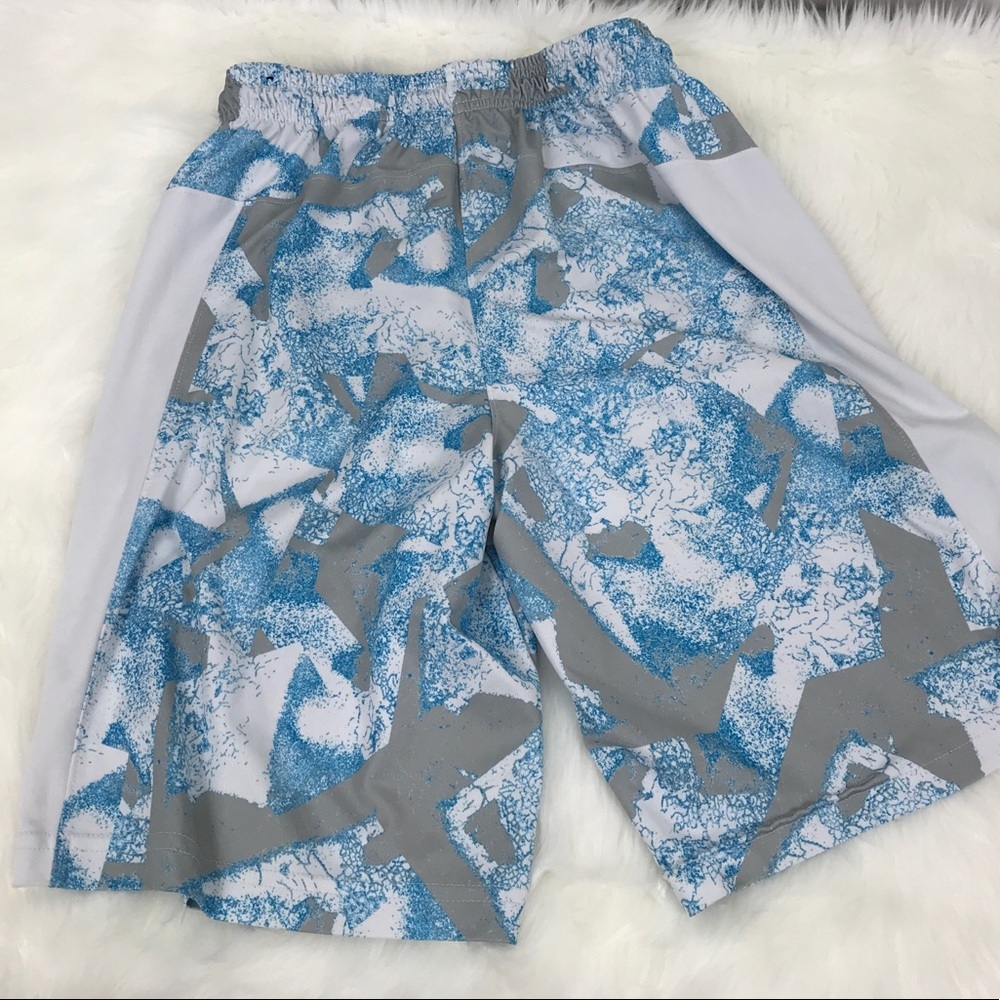 Reebok Boys Blue Geometric‎ Board Shorts Size 14-16